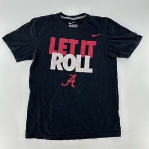 Nike Alabama Let It Roll T Shirt Black and Red Size Small